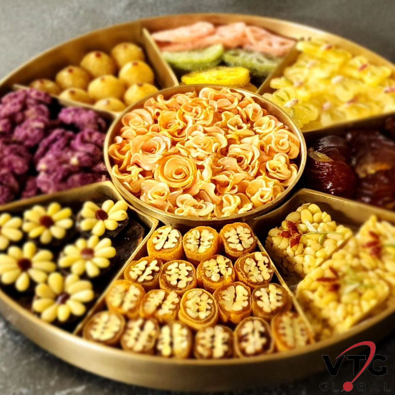 Lưu ý khay đựng bánh kẹo mứt Tết Trung Quốc