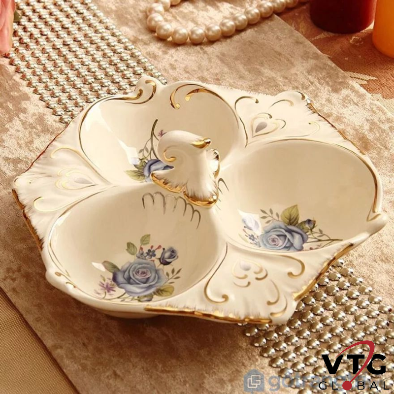 Khay bánh kẹo Tết kiểu dáng mới